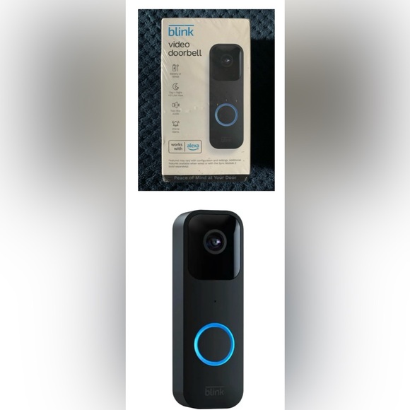 Blink Video Doorbell - Smart Wifi  - Wired/Battery Operated - Black NEW - Picture 1 of 13